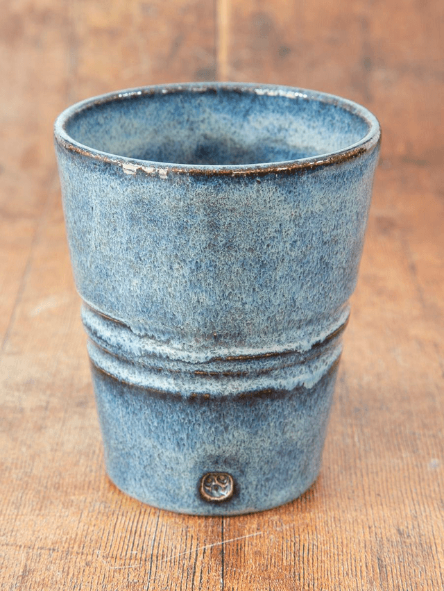 Coffee Beaker in Flowing Light Blue