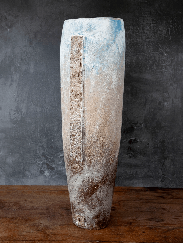 Vase thrown and coiled