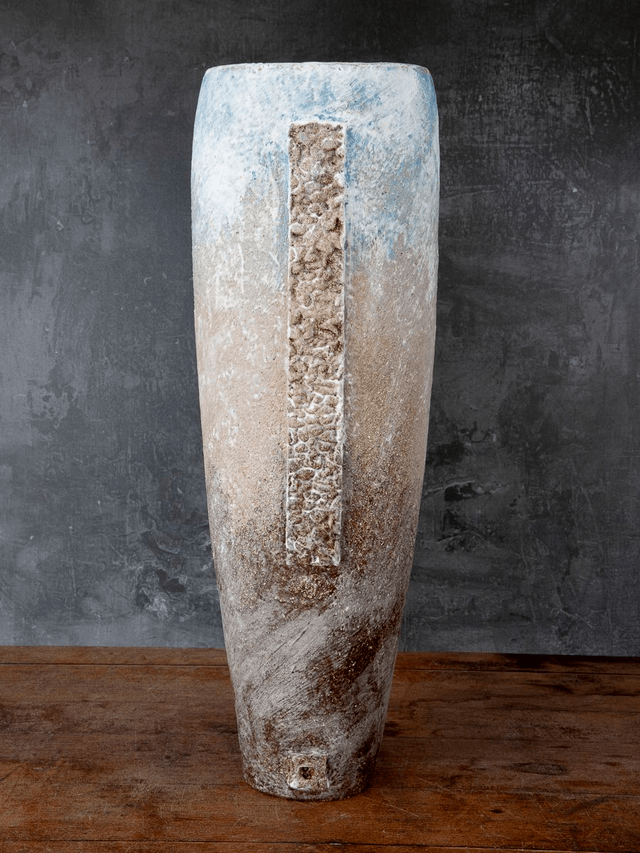 Vase thrown and coiled